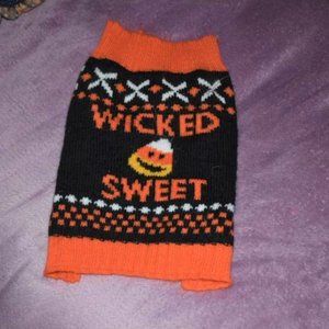 🧡4 for $20 Canine Wicked Sweet Halloween Dog Sweater Candy Corn